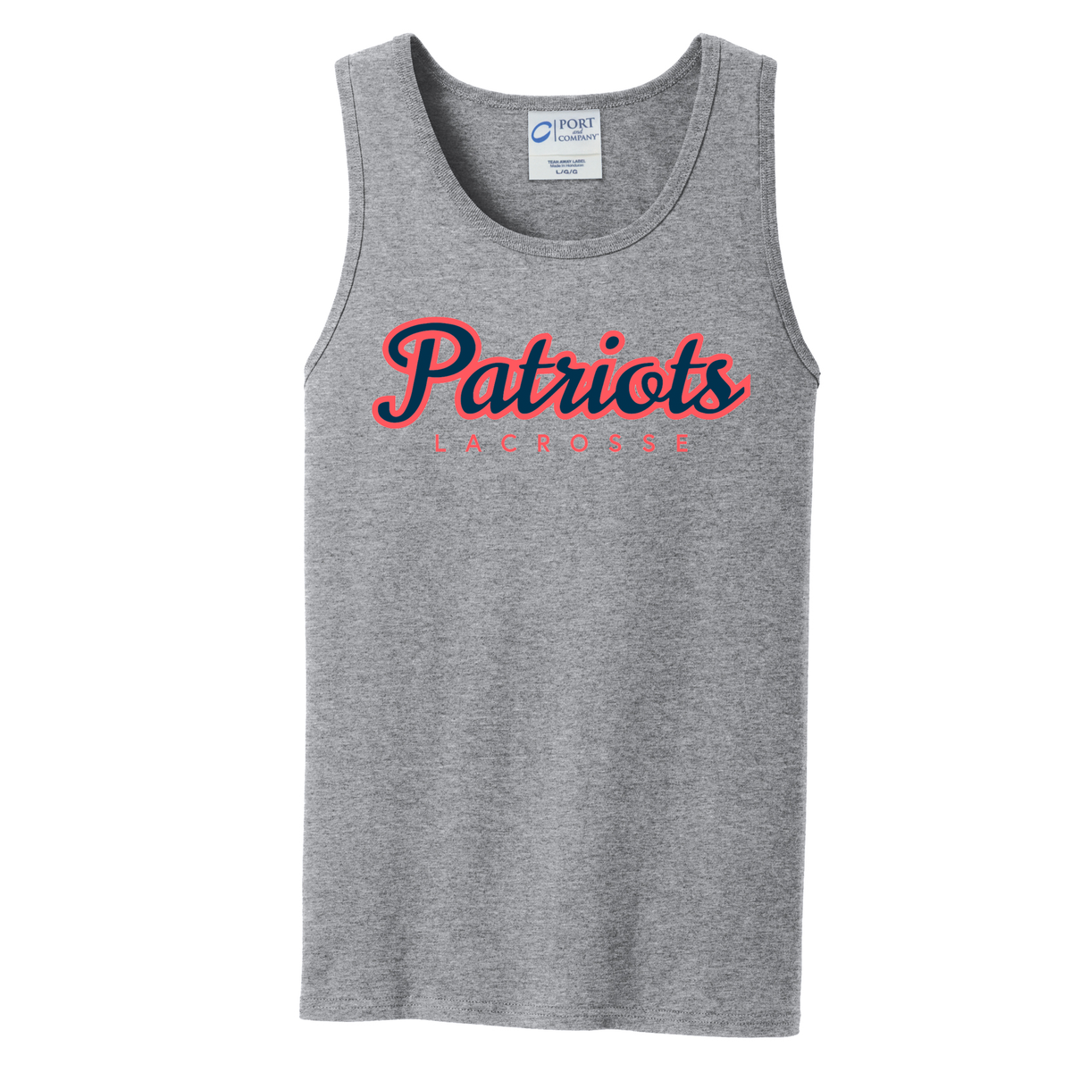 Augusta Patriots Lacrosse Club Sleeveless Cotton Tank Top