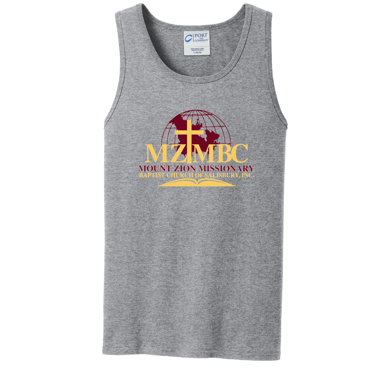 Mount Zion Missionary Baptist Church Sleeveless Cotton Tank Top