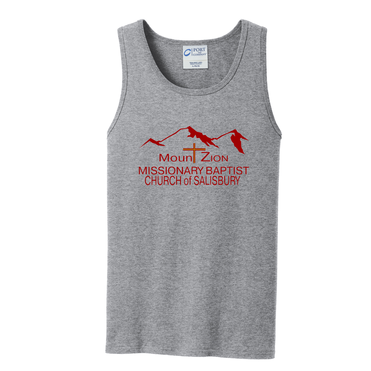 Mount Zion Missionary Baptist Church Sleeveless Cotton Tank Top