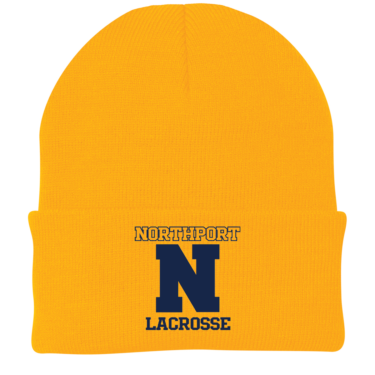 Northport High School Lacrosse Knit Beanie