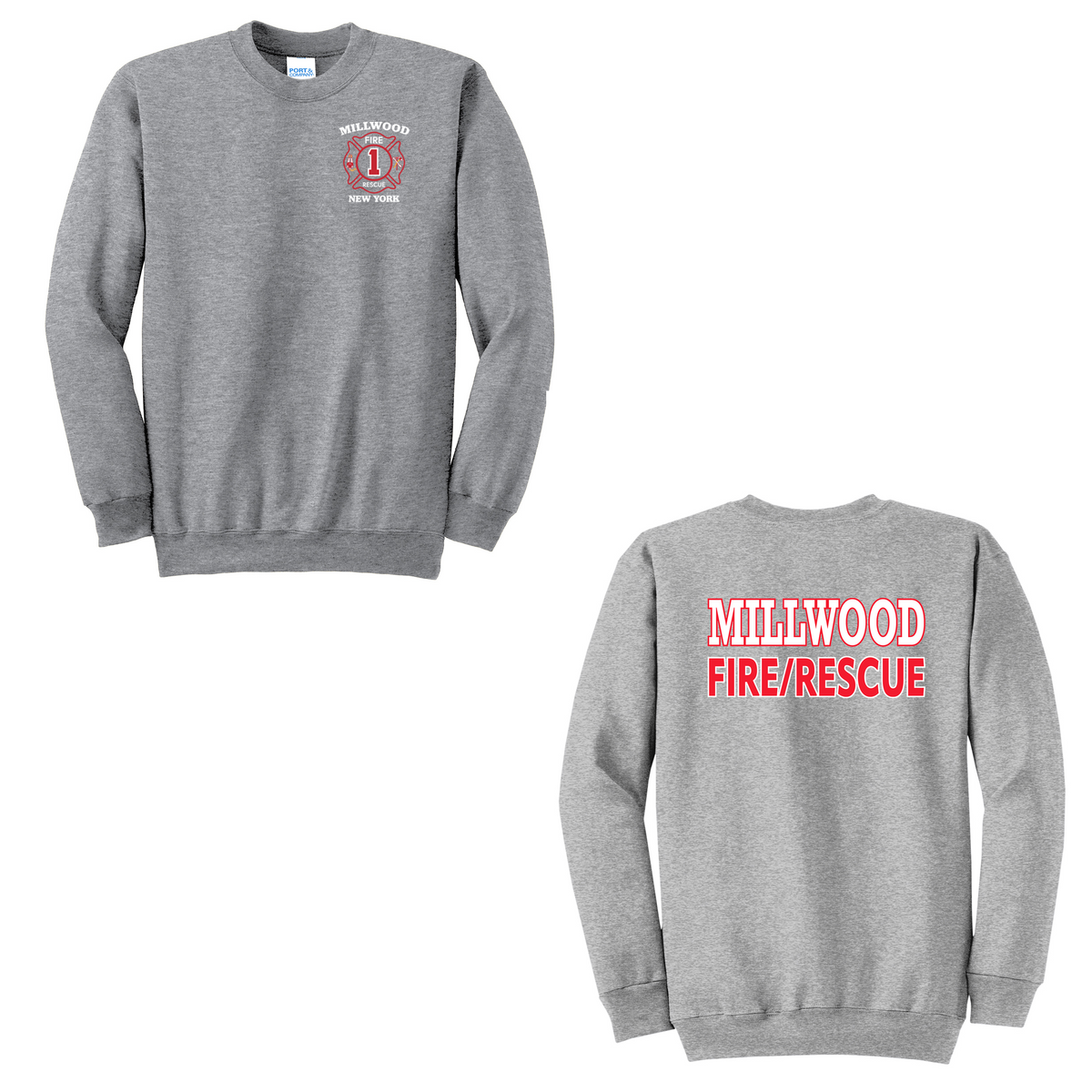 Millwood Fire Company Crew Neck Sweater