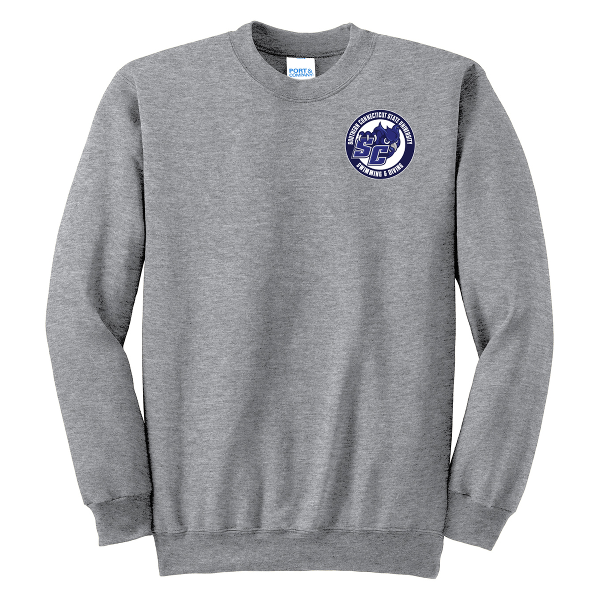 SCSU Swim and Dive Crew Neck Sweater