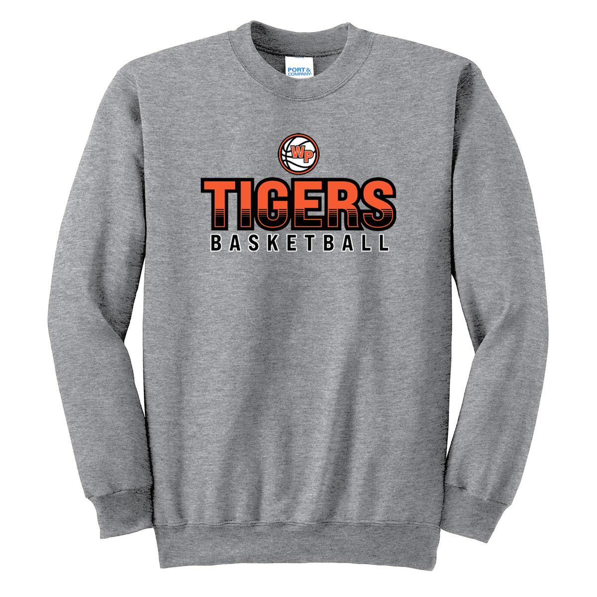 White Plains Middle School Basketball Crew Neck Sweater