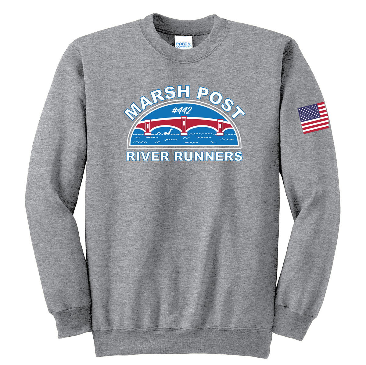 Marsh Post River Runners Crew Neck Sweater