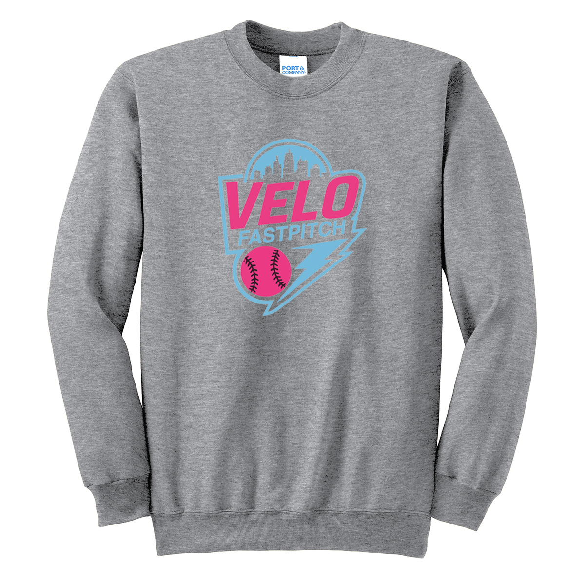 Velo Fastpitch Crew Neck Sweater