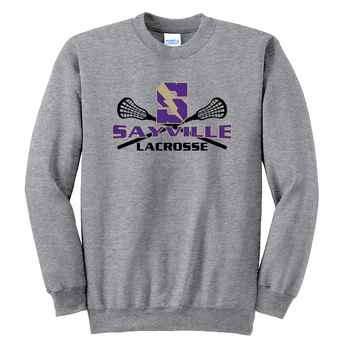 Sayville Lacrosse Crew Neck Sweater