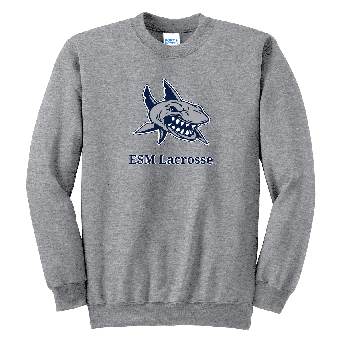 ESM Sharks Lacrosse Crew Neck Sweater