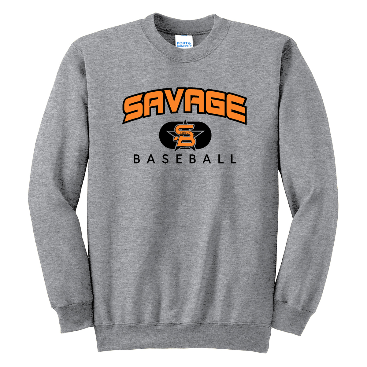 Savage Baseball Crew Neck Sweater