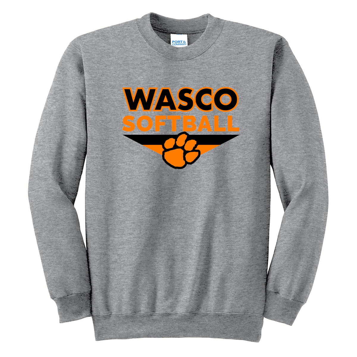 Wasco HS Softball Crew Neck Sweater