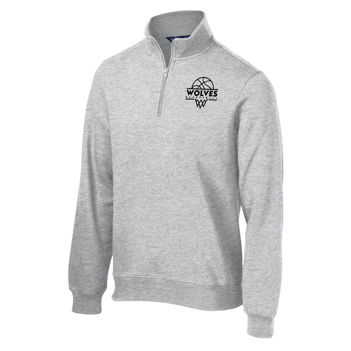 Wolves Basketball 1/4 Zip Fleece