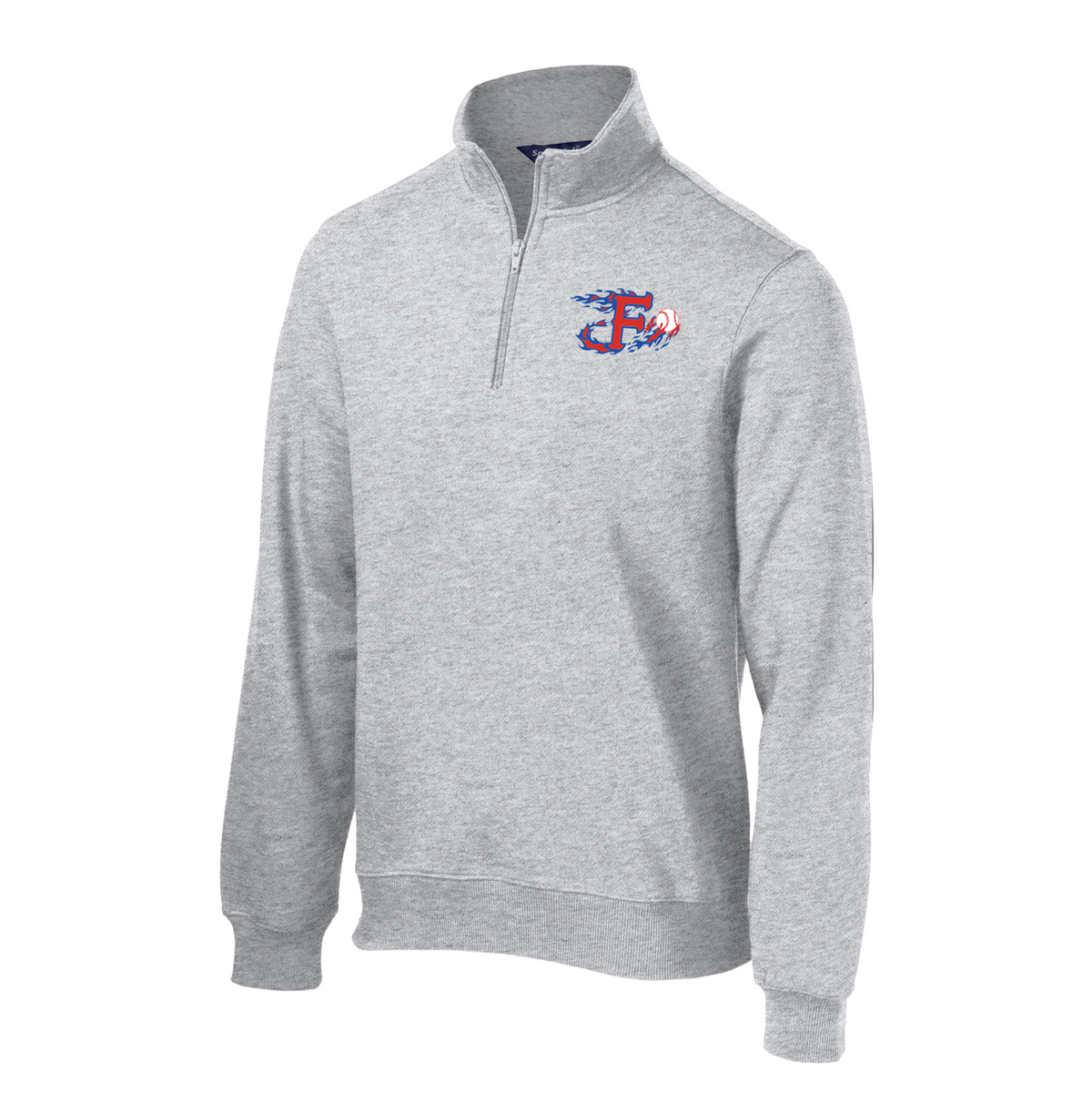 Farming Flames Baseball 1/4 Zip Fleece