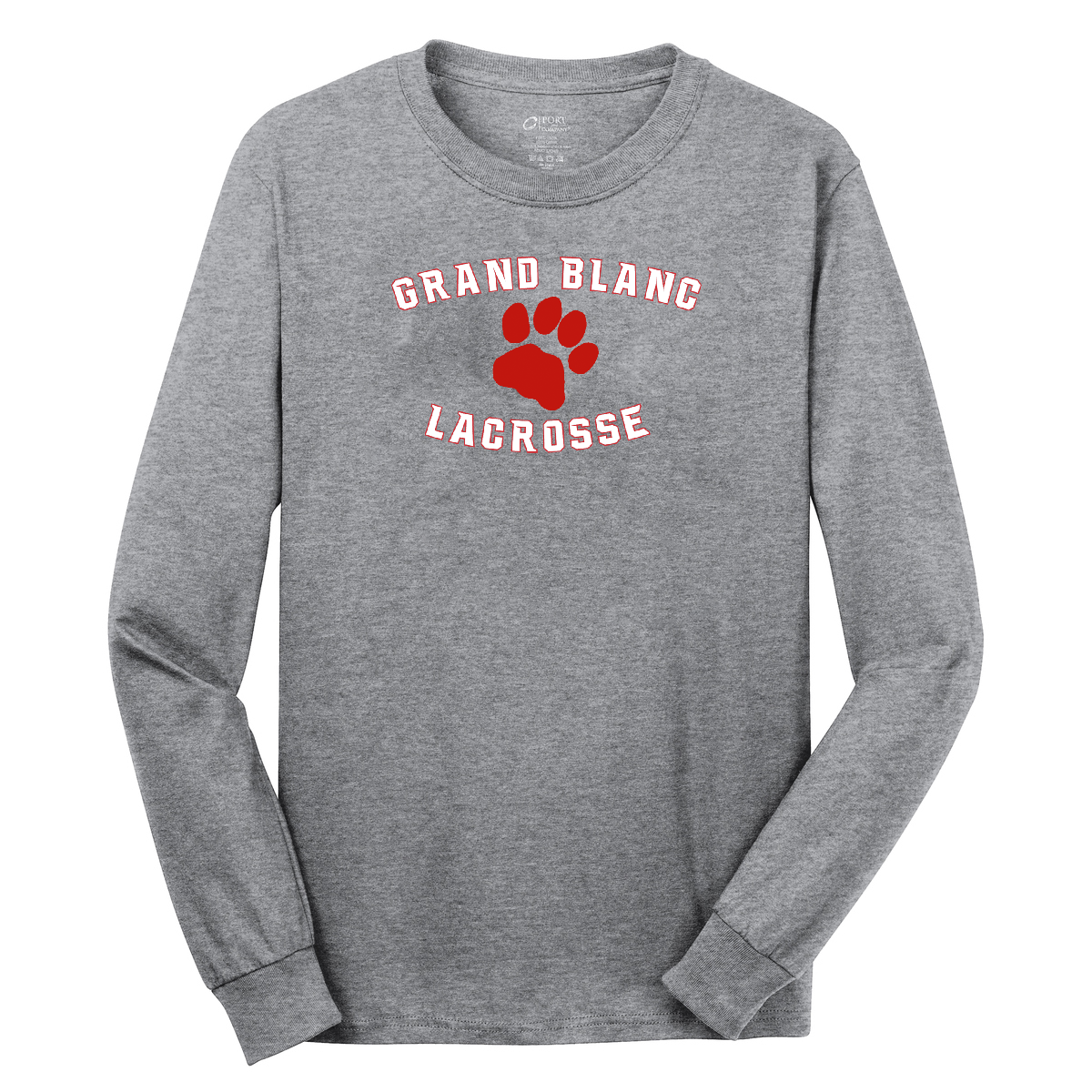 Grand Blanc Lacrosse Cotton Long Sleeve Shirt