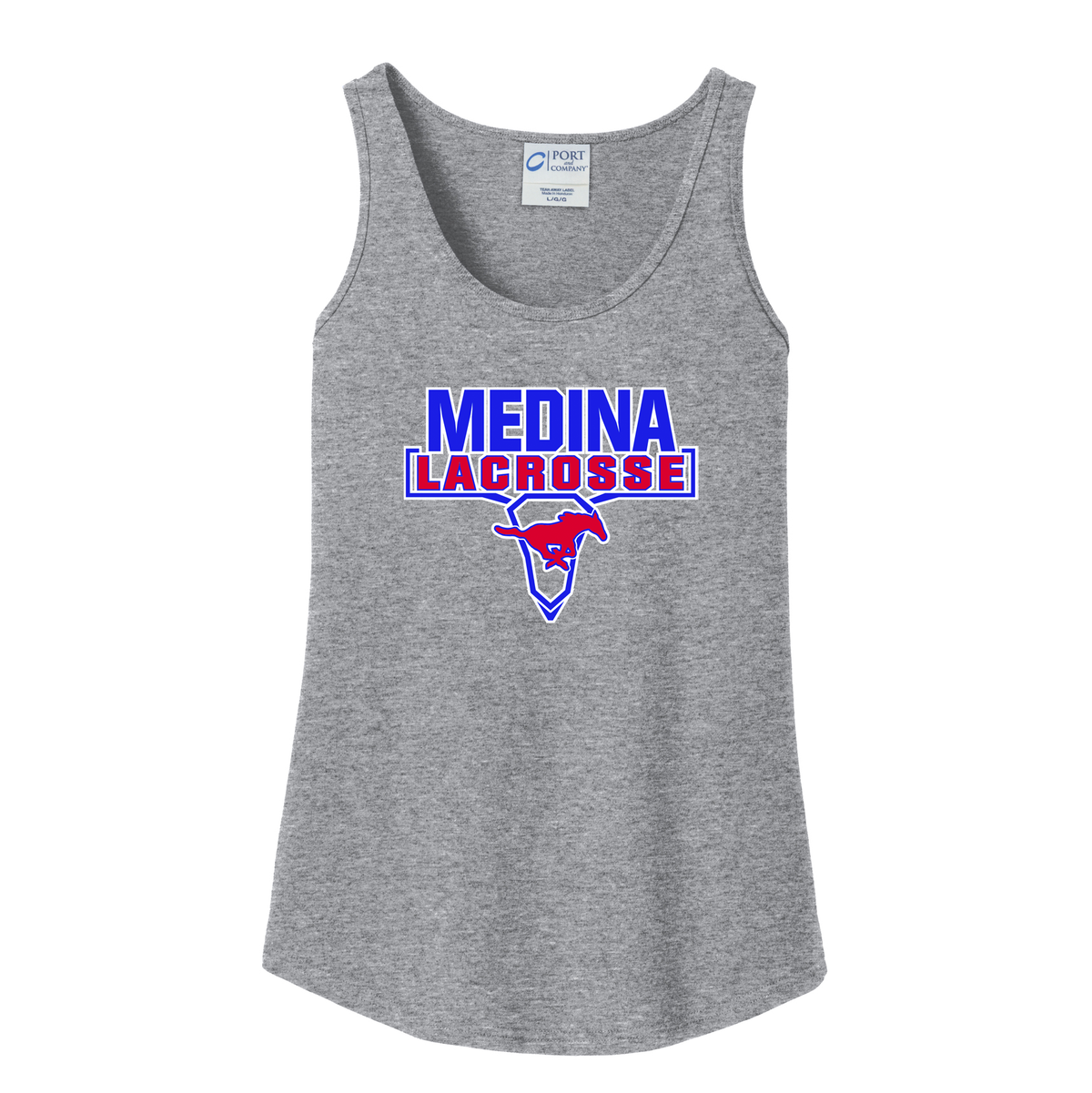 Medina Mustangs Lacrosse Women's Tank Top