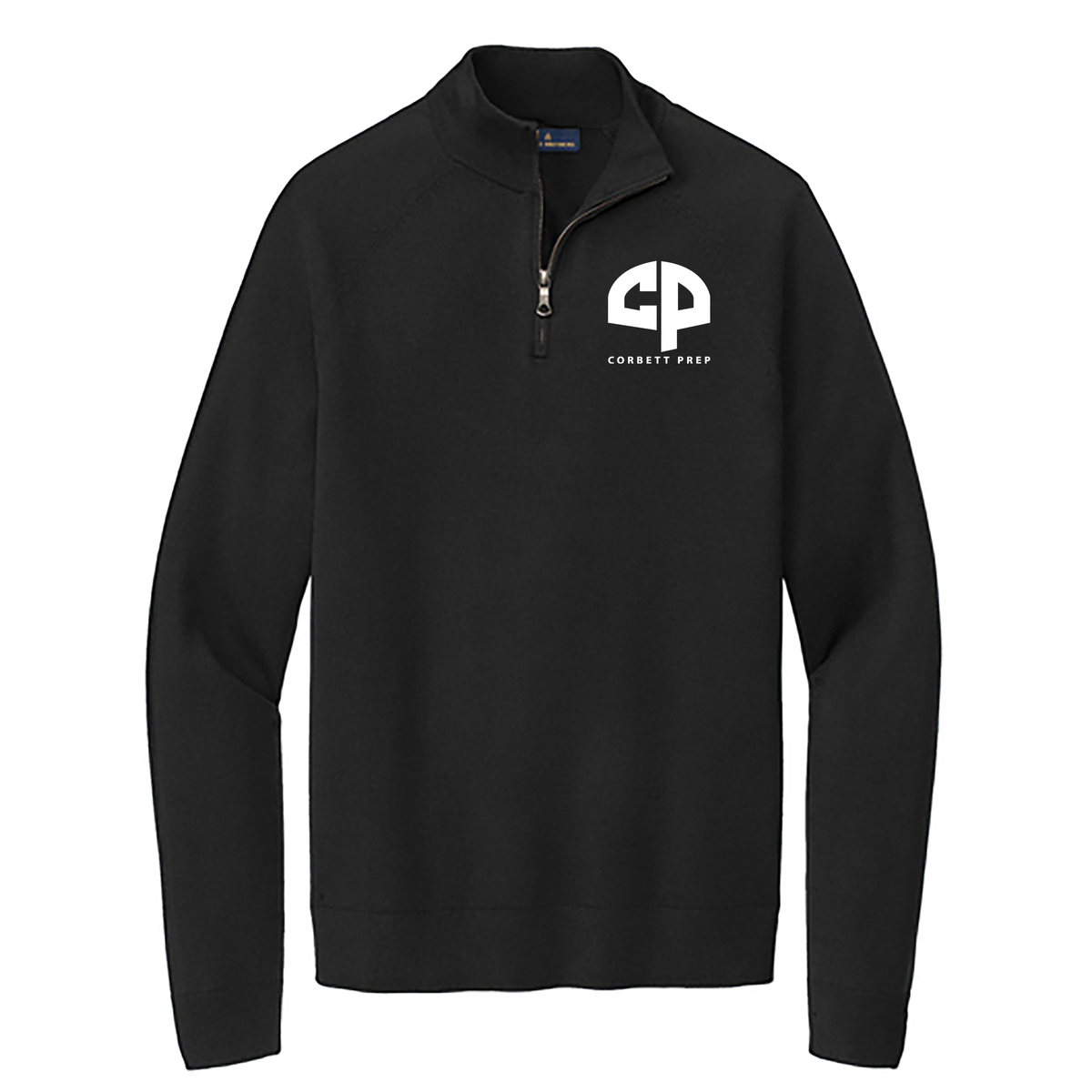 Corbett Prep Brooks Brothers Cotton Stretch 1/4-Zip Sweater