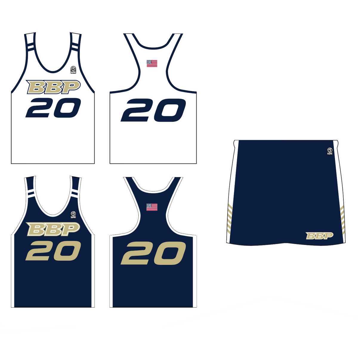 BBP Lacrosse Premium GIRL'S Uniform Set