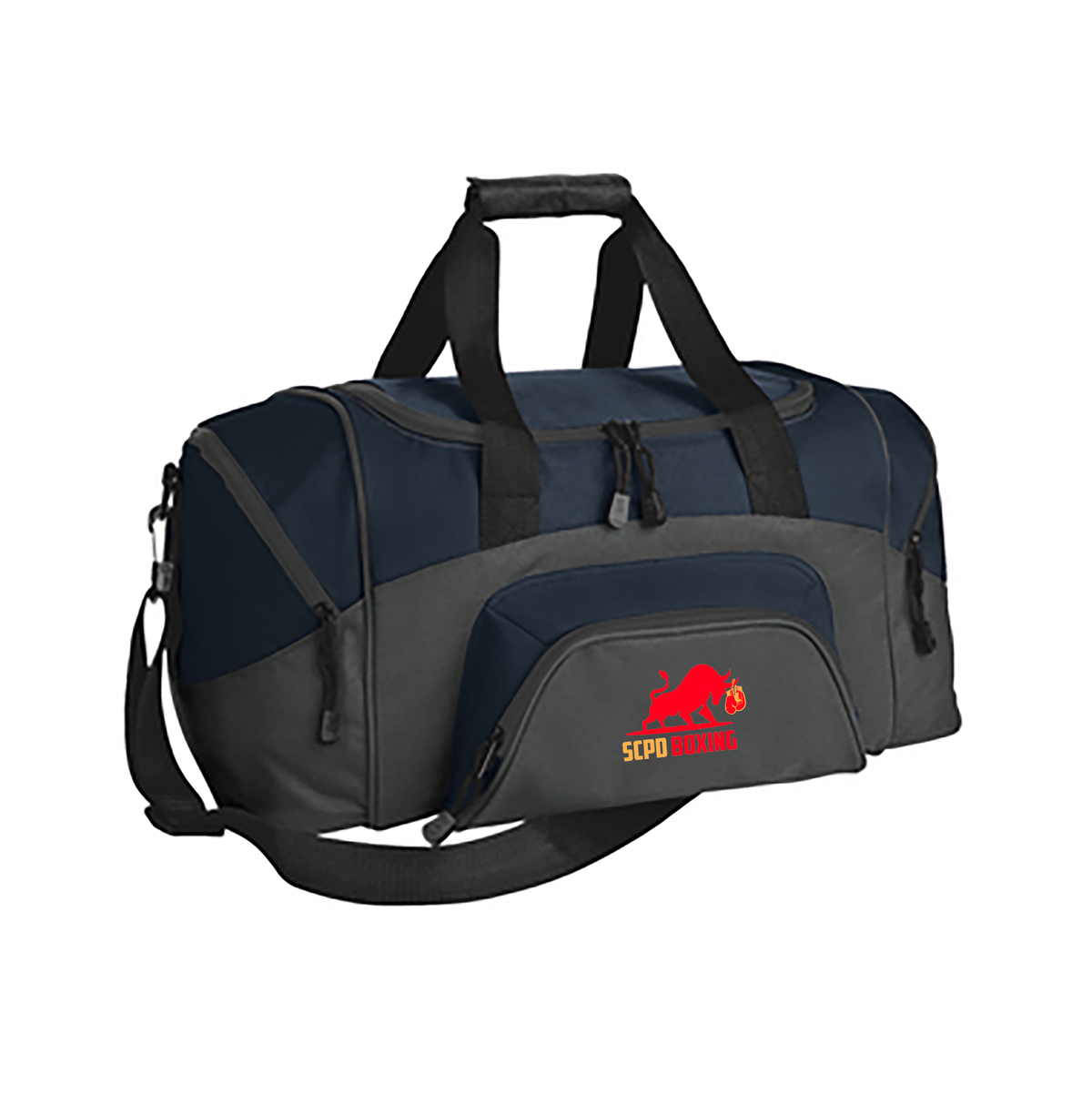 SCPD Boxing Colorblock Sport Duffel Bag - Two Sizes