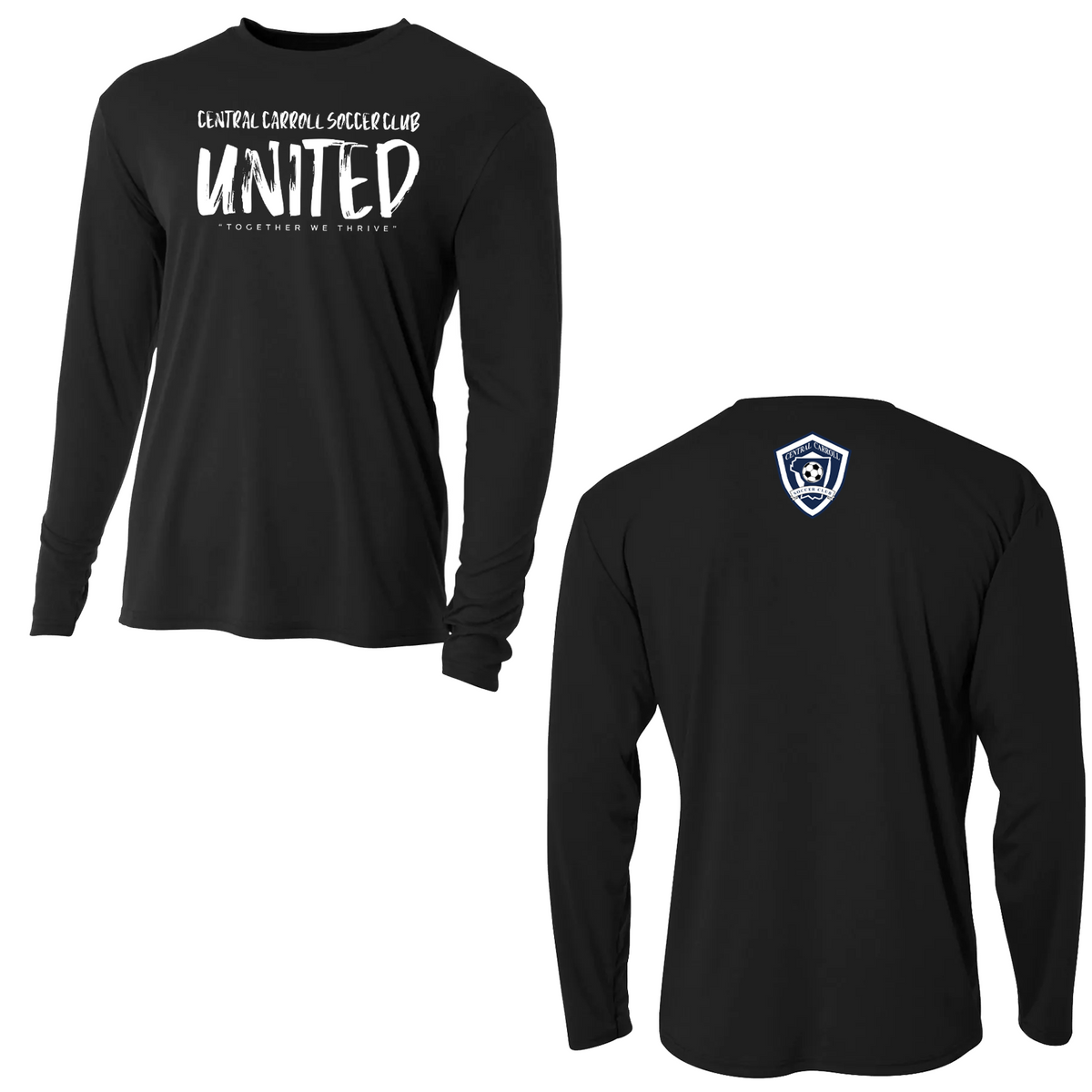 CCSC United A4 Cooling Performance Long Sleeve Crew