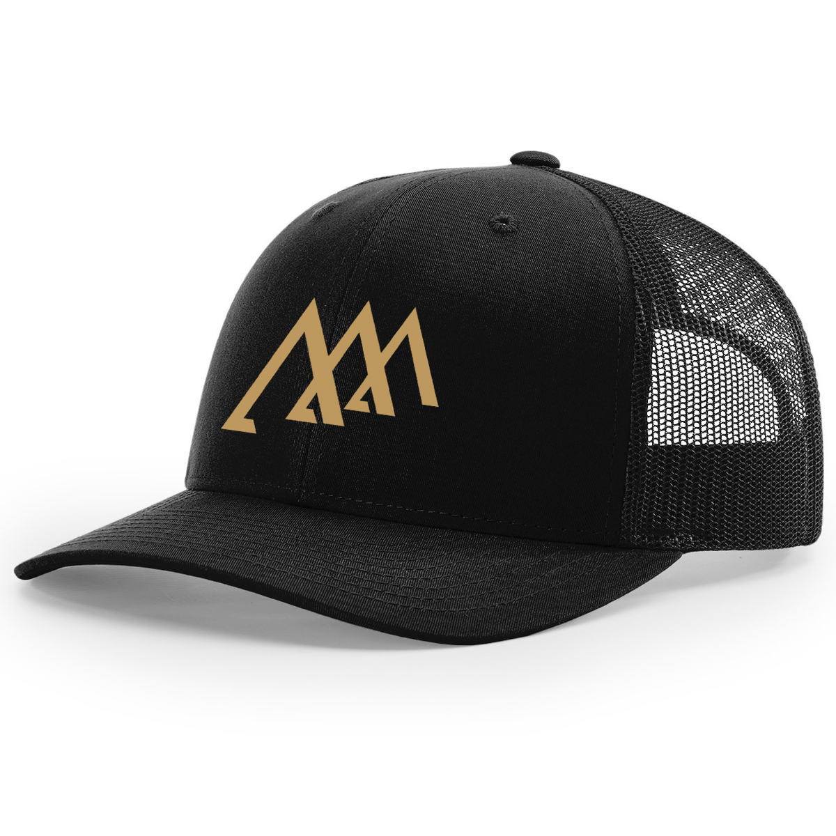 USMA Sandhurst Black & Gold Snapback Trucker Cap