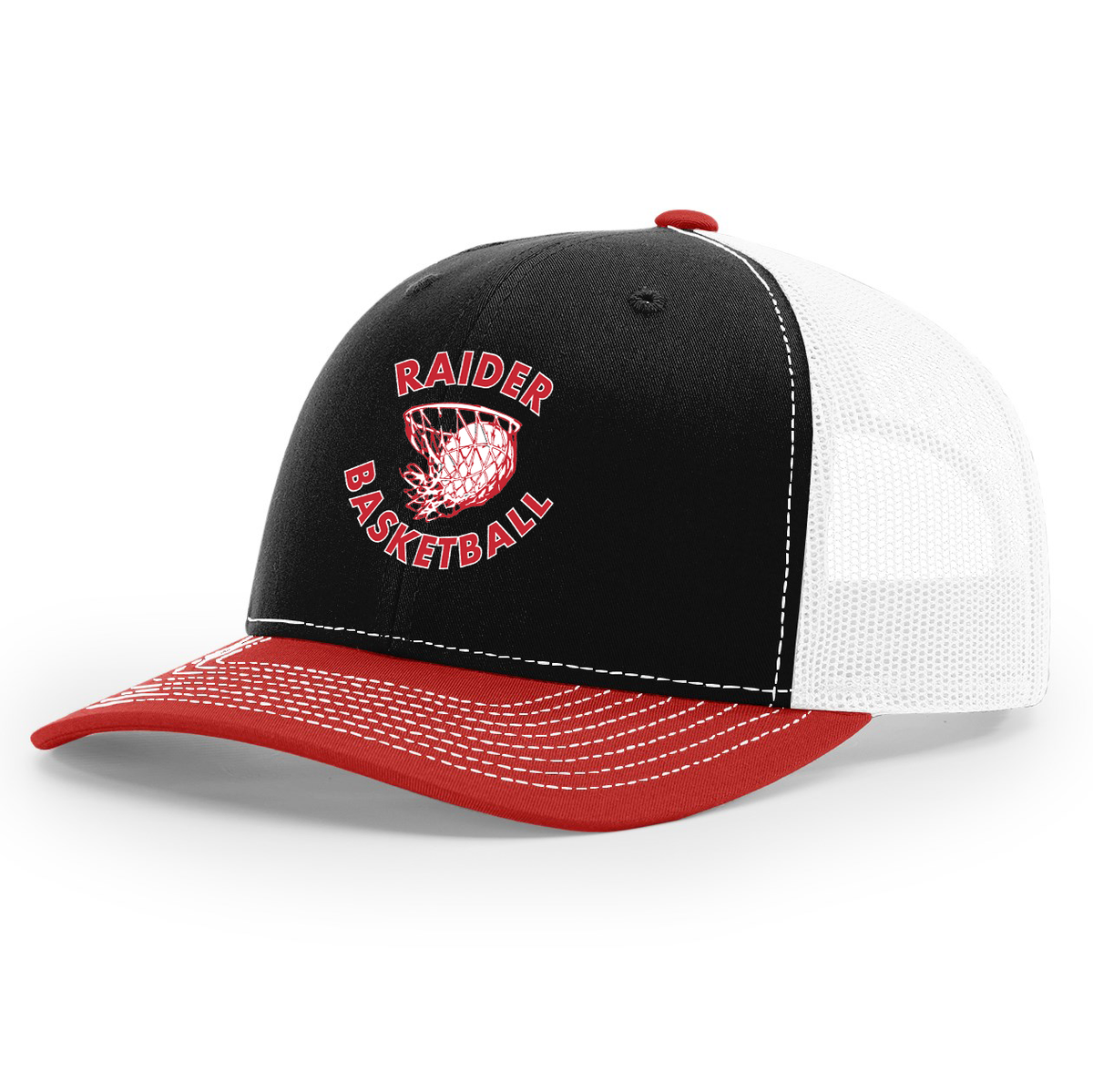 Raider Basketball Snapback Trucker Cap