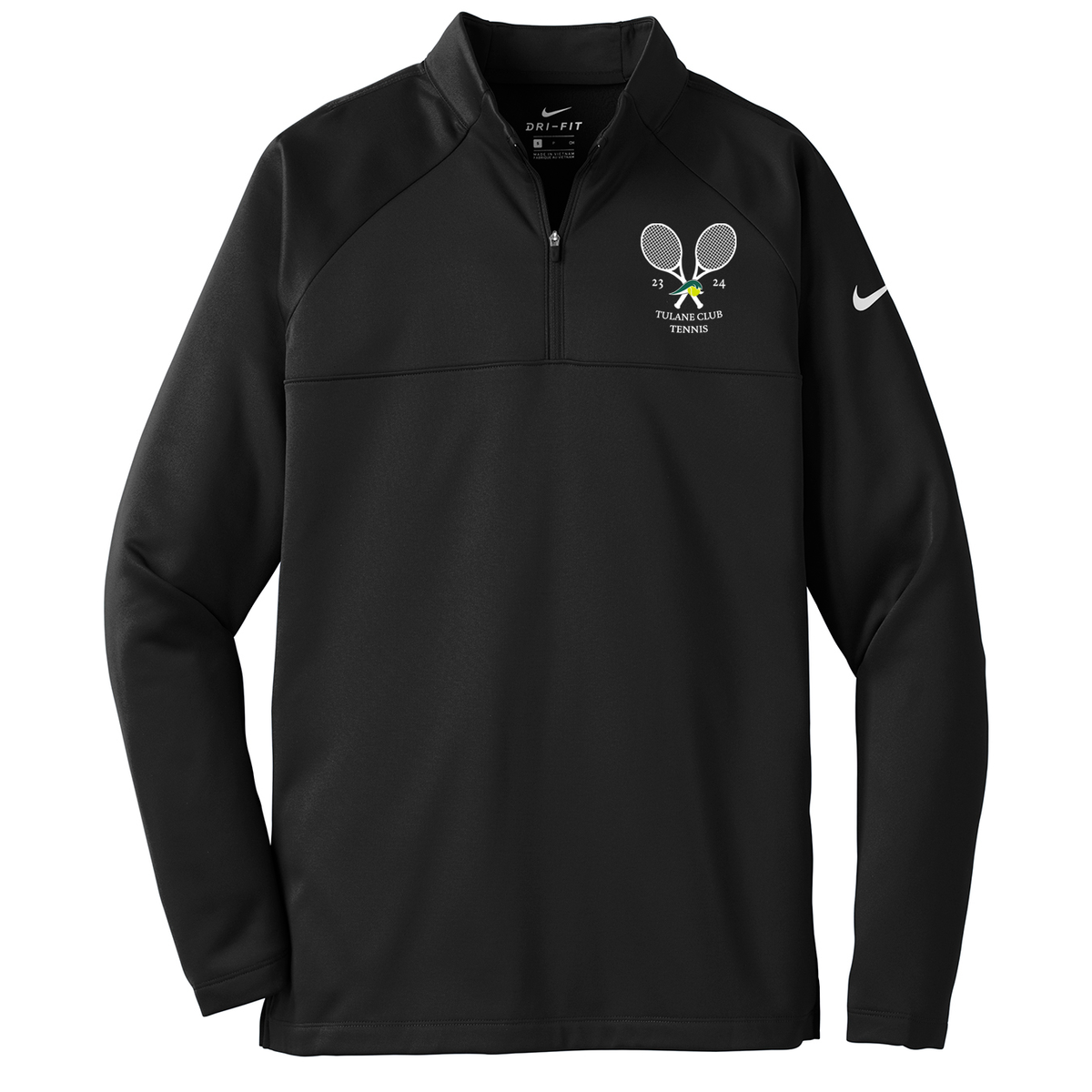 Tulane Club Tennis Nike Therma-FIT Quarter-Zip Fleece