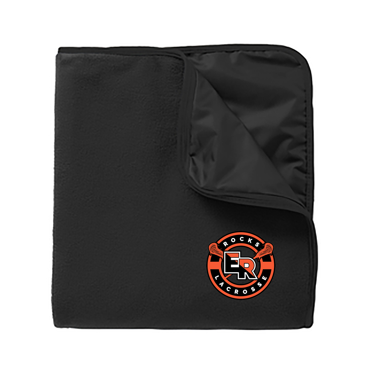 East Rockaway Rocks Lacrosse Fleece & Poly Blanket