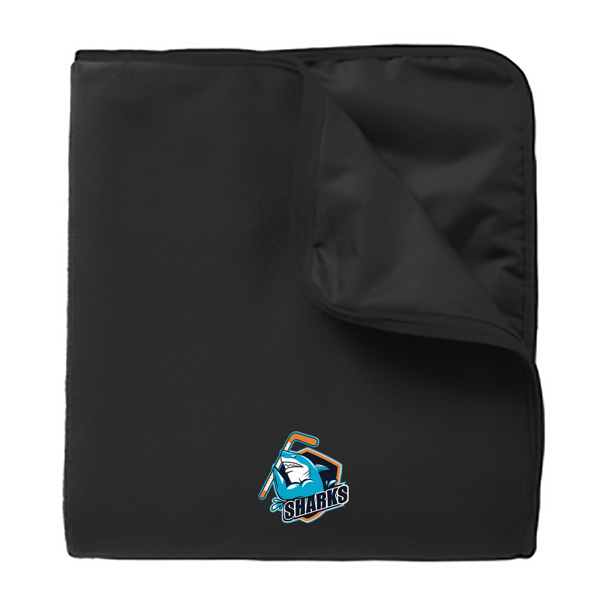 SWFL Sharks Fleece & Poly Travel Blanket