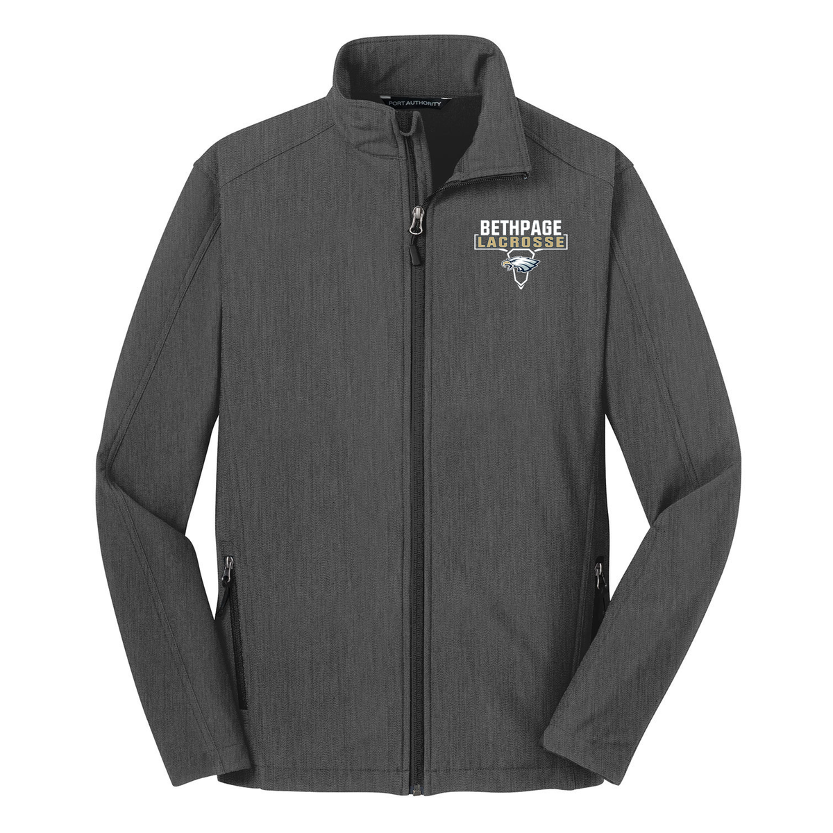 Bethpage Lacrosse Charcoal Soft Shell Jacket