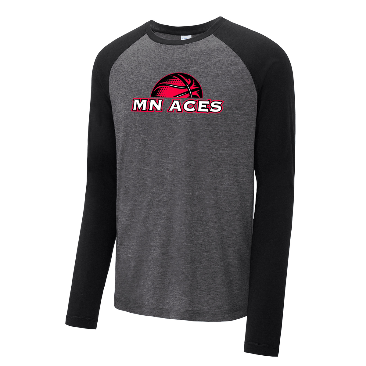 MN Aces Basketball Long Sleeve Raglan CottonTouch