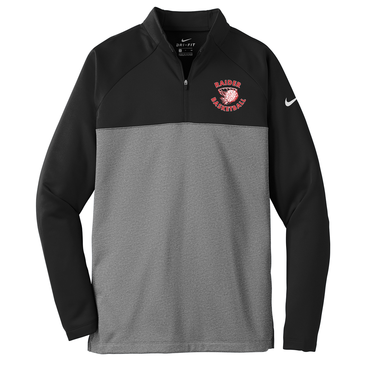 Raider Basketball Nike Therma-FIT Quarter-Zip Fleece