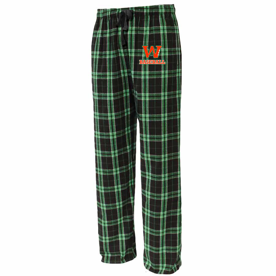 NF Wolves Baseball Flannel Pajama Pants (Youth & Adult)