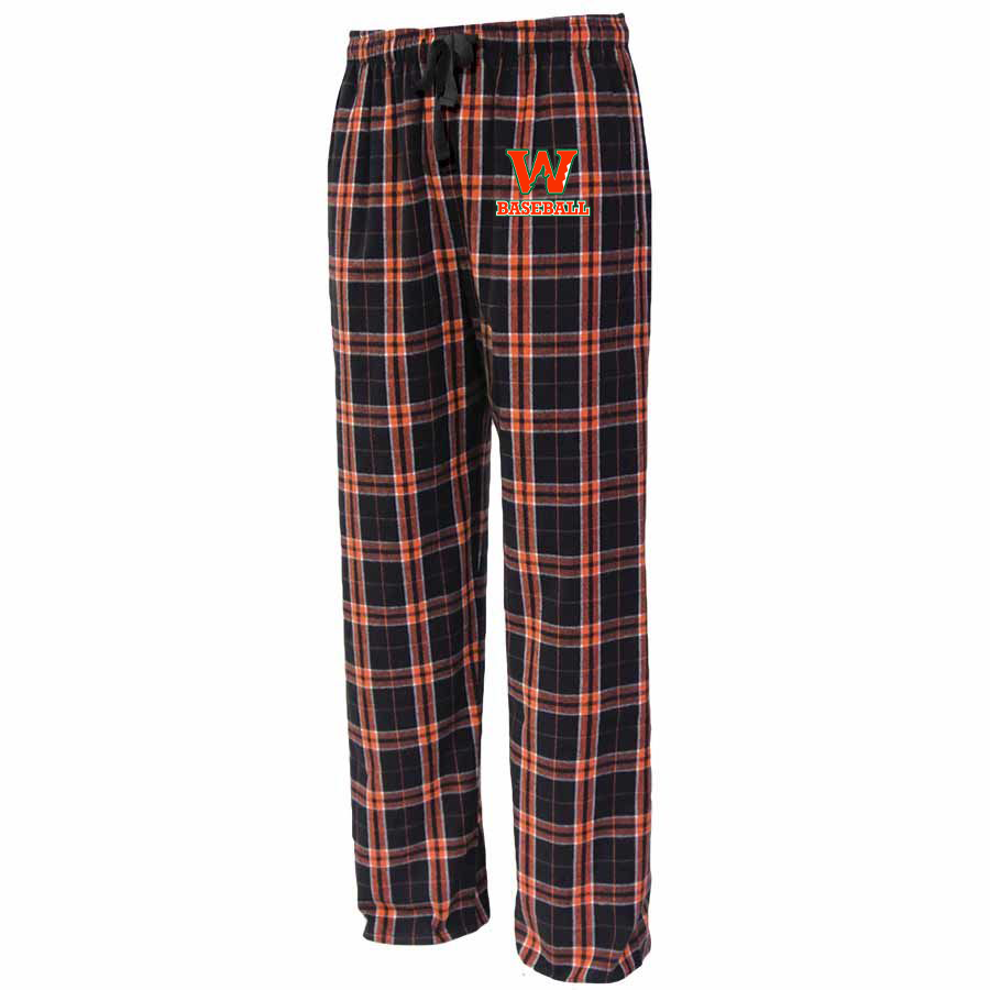 NF Wolves Baseball Flannel Pajama Pants (Youth & Adult)