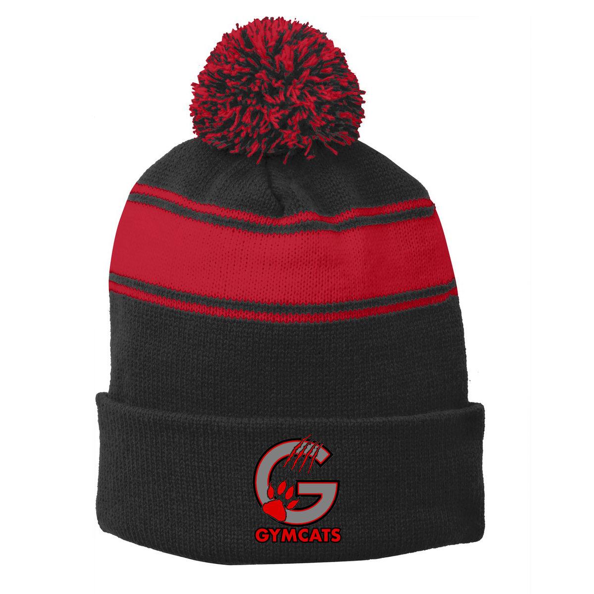 Gymcats Gymnastics Pom Pom Beanie