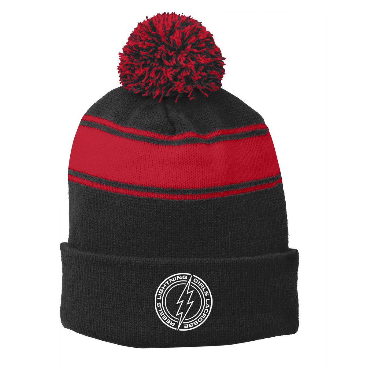 Rebels 32 Lightning Pom Pom Beanie
