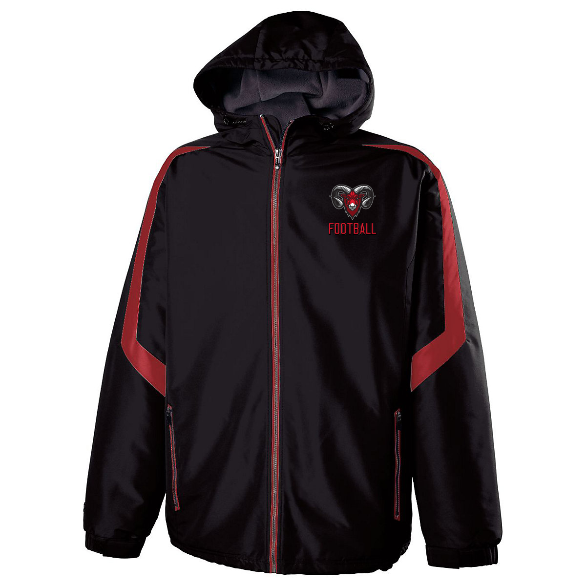 DC Rams Football Rain Jacket