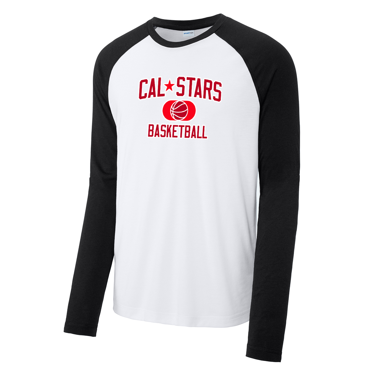 Cal Stars Basketball Long Sleeve Raglan CottonTouch