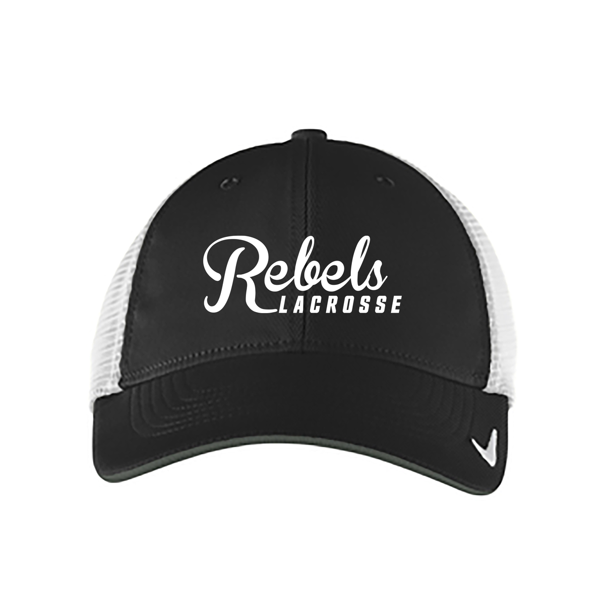 Rebels 2029 Black Nike Stretch-to-Fit Mesh Back Cap