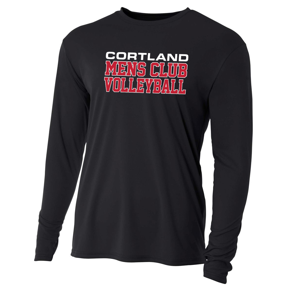 Cortland Mens Volleyball Cooling Performance Long Sleeve Crew