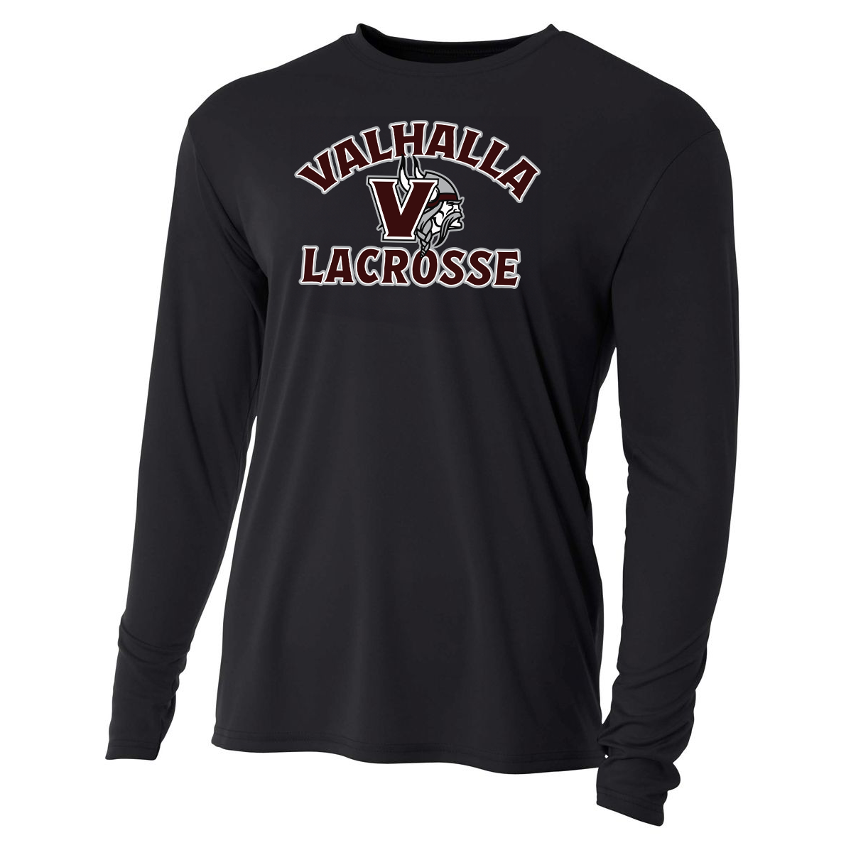 Valhalla Vikings Lacrosse Cooling Performance Long Sleeve Crew