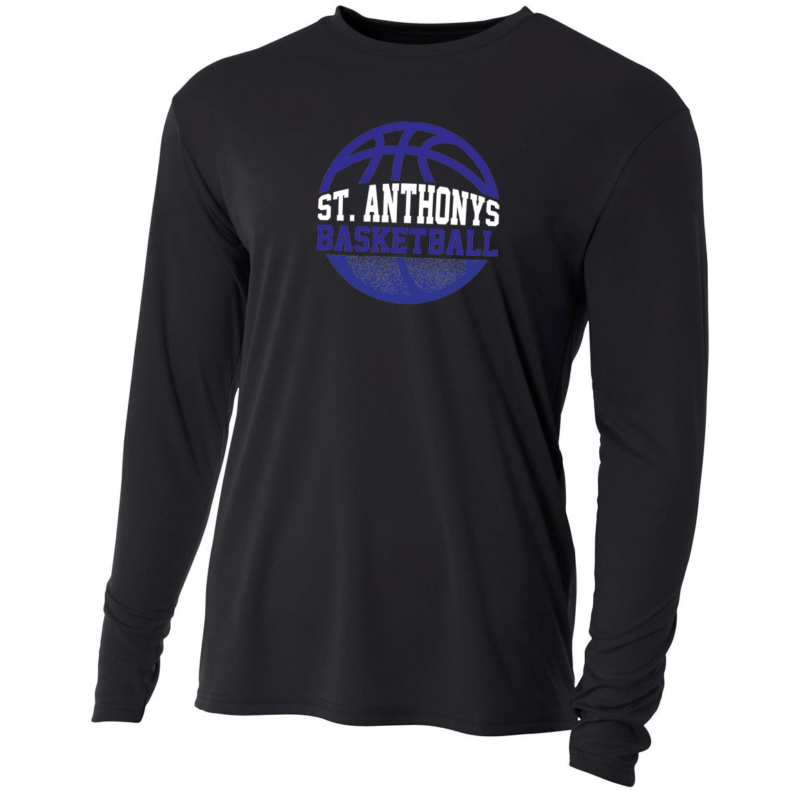 St. Anthony's CYO Basketball Cooling Performance Long Sleeve Crew