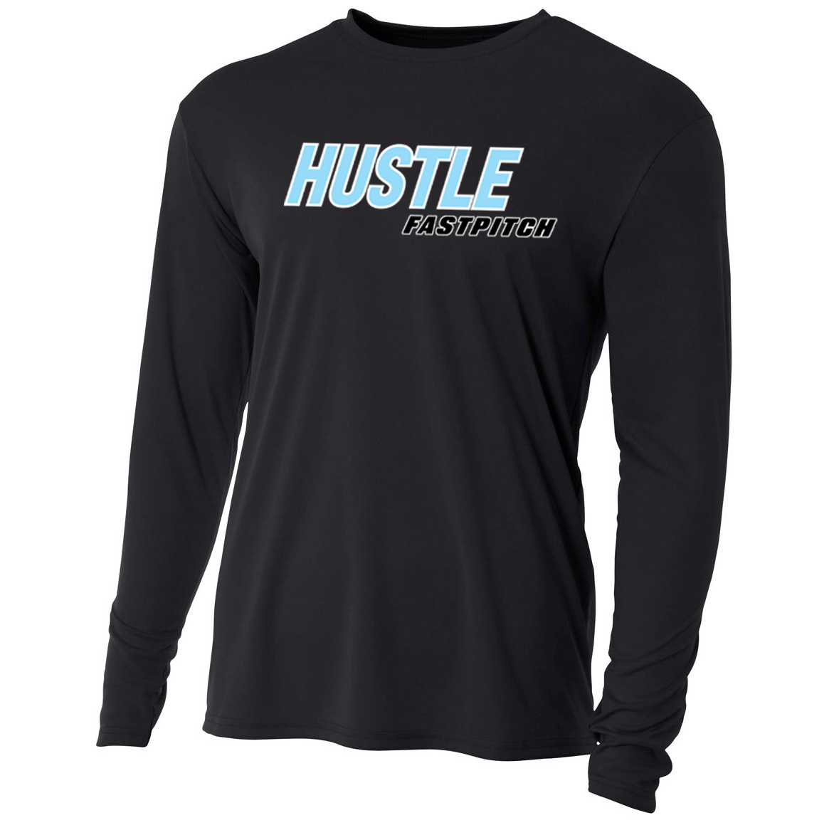 Hustle Fastpitch Cooling Performance Long Sleeve Crew