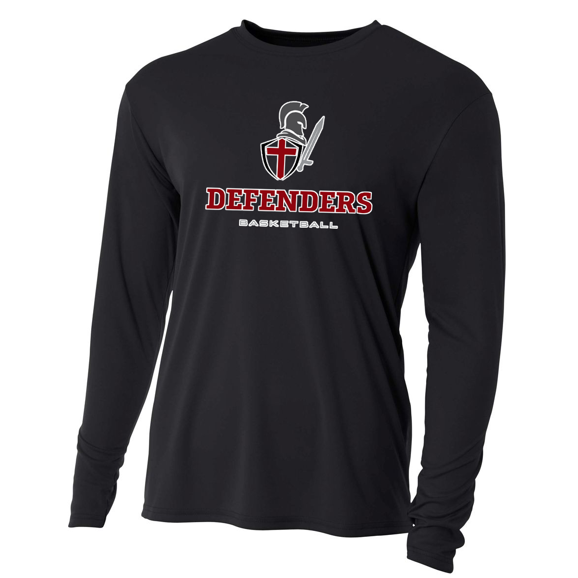 Defenders Basketball Cooling Performance Long Sleeve Crew