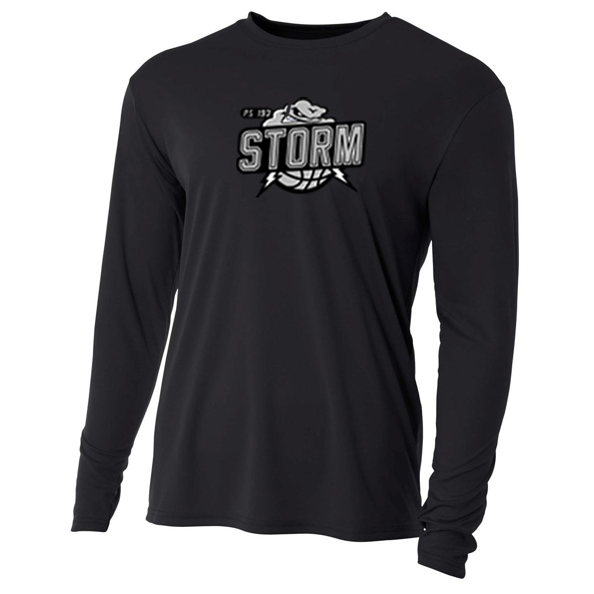 PS 193 Storm Basketball Cooling Performance Long Sleeve Crew