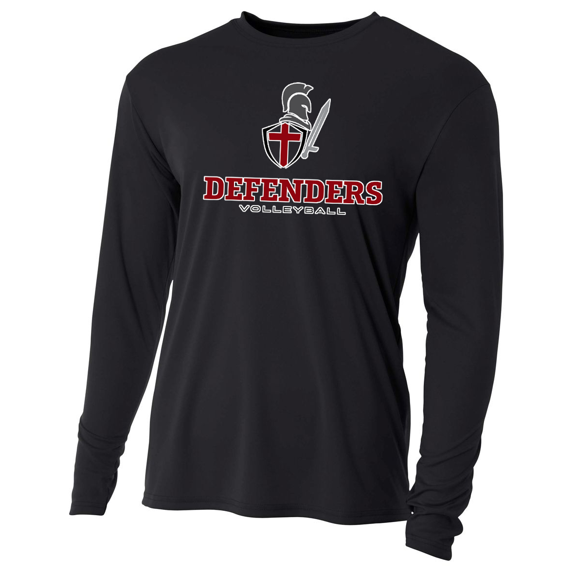 Defenders Volleyball Cooling Performance Long Sleeve Crew