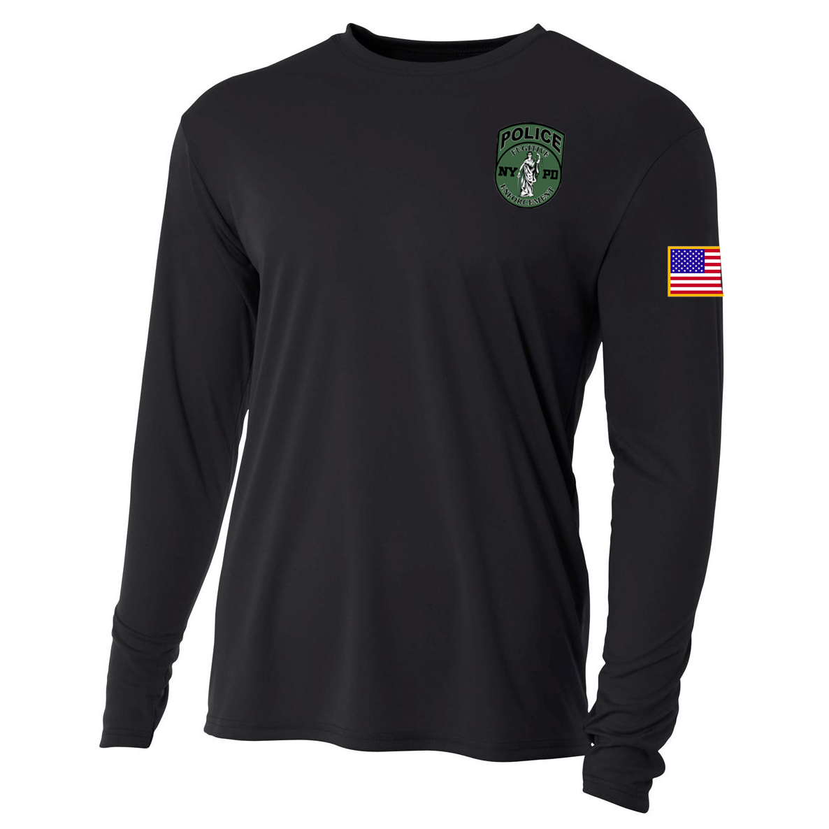 NYPD Warrant Section Cooling Performance Long Sleeve Crew