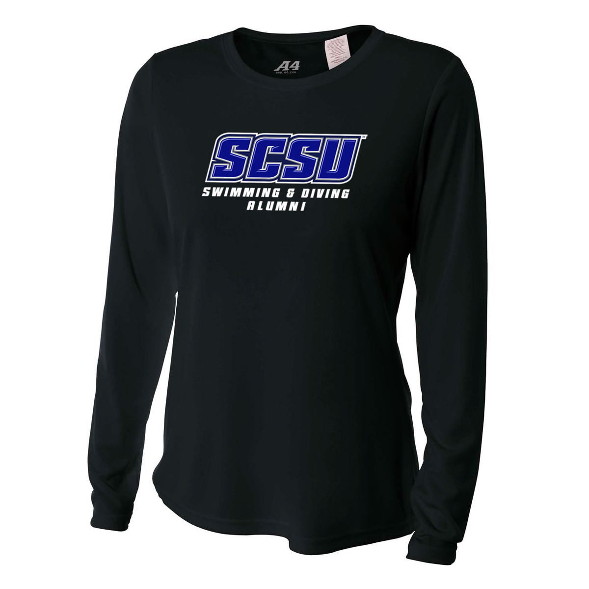 SCSU Swim and Dive Women's Long Sleeve Performance Crew