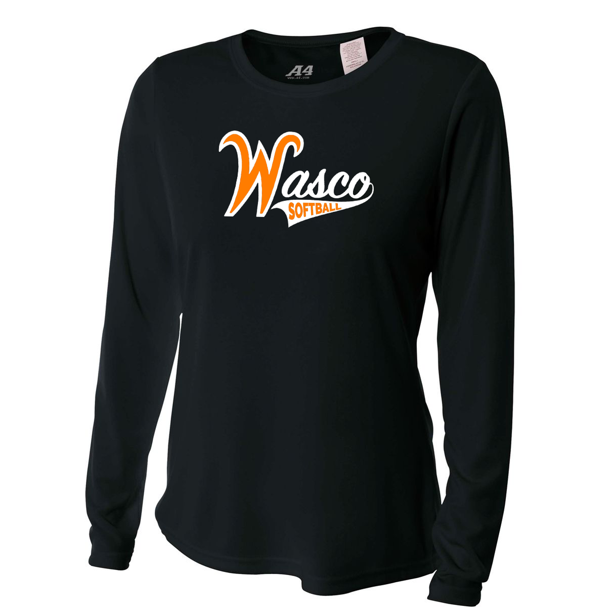 Wasco HS Softball Women's Long Sleeve Performance Crew