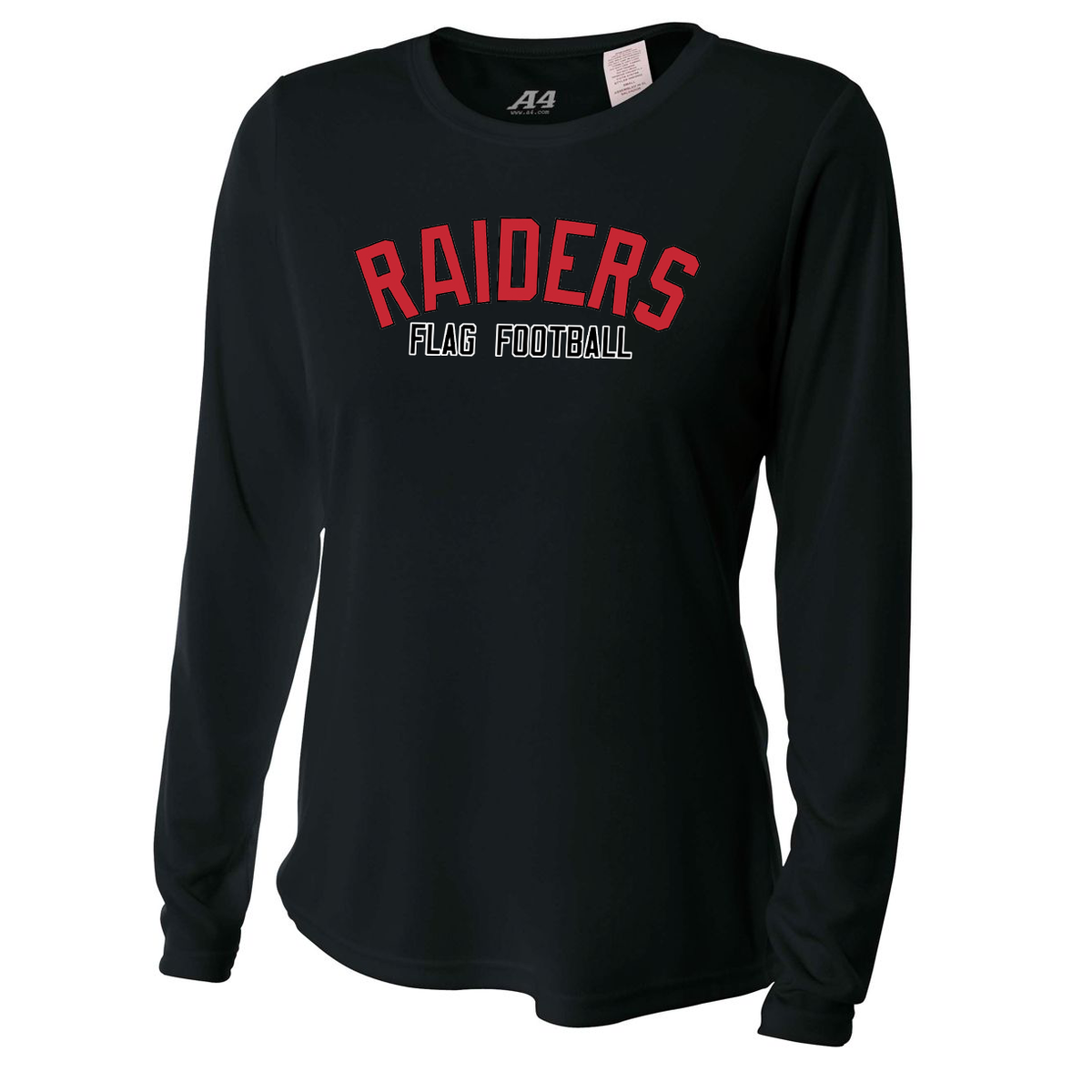 PM Raiders Flag Football Women's Long Sleeve Performance Crew