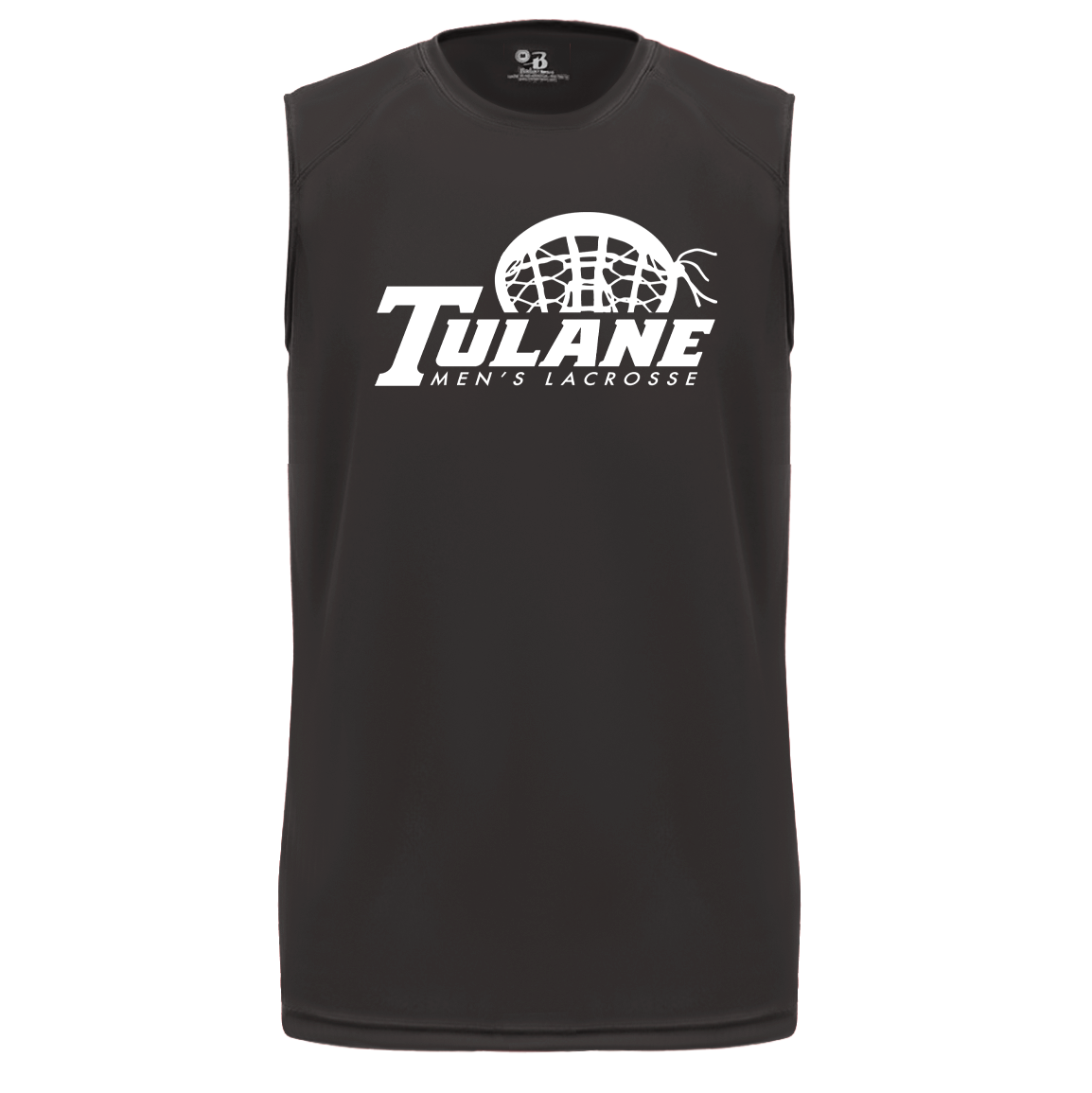 Tulane Mens Club Lacrosse B-Core Sleeveless Performance Tank