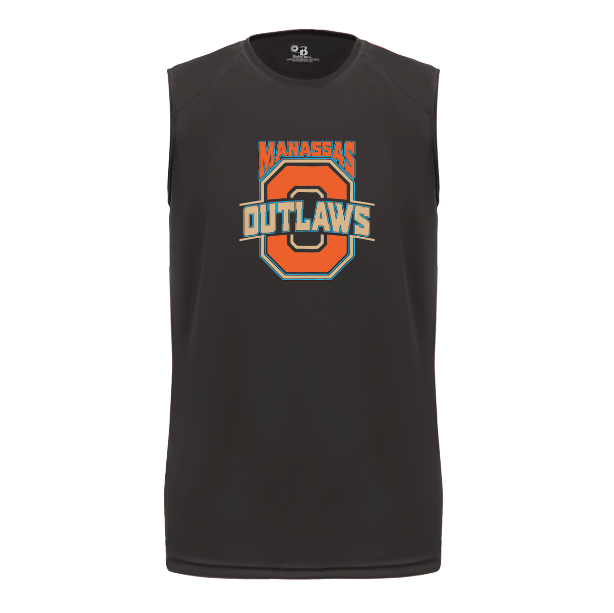 Manassas Outlaws Football B-Core Sleeveless Performance Tank