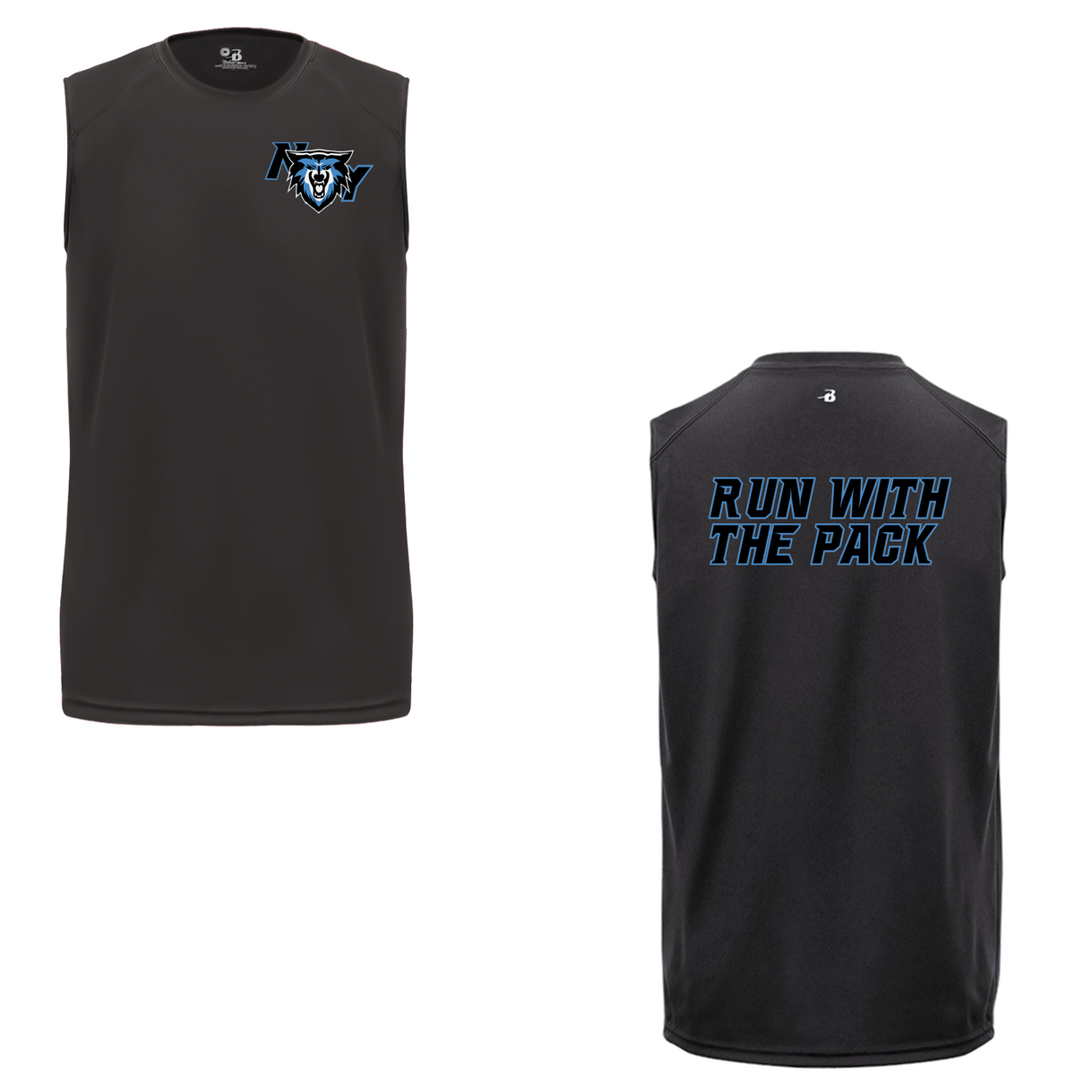 NY Wolves Football B-Core Sleeveless Performance Tank